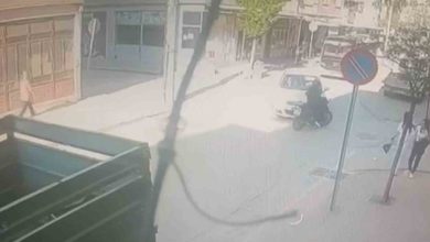 otomobille carpisan motosikletli yaralandi kaza ani kamerada 540eb29aad53 |
