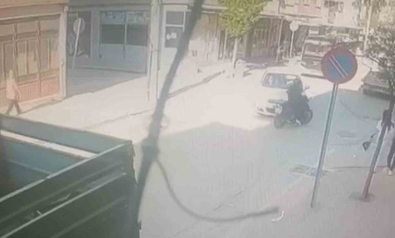 otomobille carpisan motosikletli yaralandi kaza ani kamerada 540eb29aad53 |