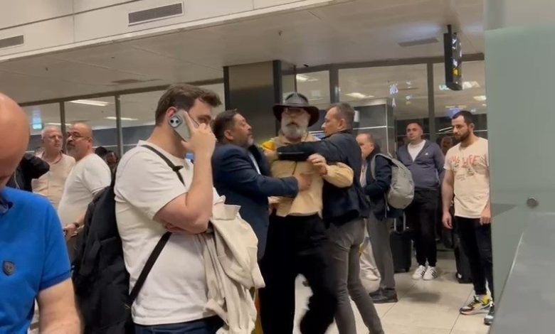 restoran isletmecisi cuneyt asanin havalimaninda yolcuyla tartistigi anlar kamerada deefa4f72141 |