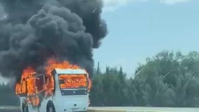 alevlere teslim olan yolcu minibusu kule dondu f90f5ad01b80 |