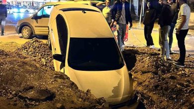 ankarada otomobil altyapi calismalari icin acilan cukura dustu 7f47d2544051 |