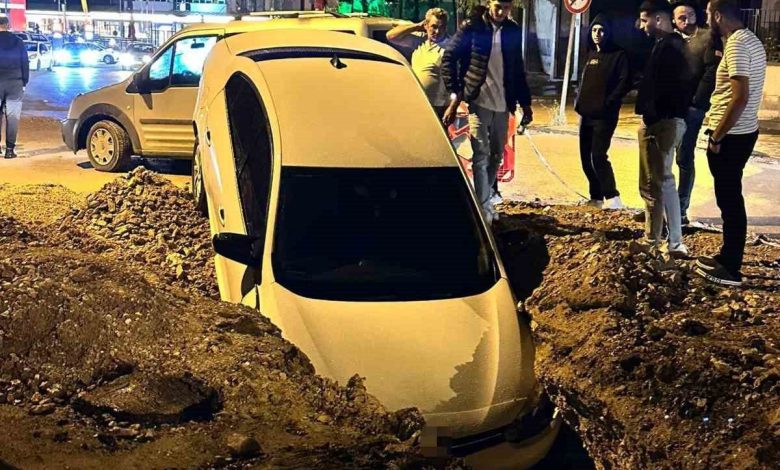 ankarada otomobil altyapi calismalari icin acilan cukura dustu 7f47d2544051 |