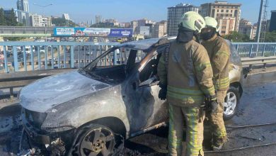 atasehirde seyir halindeki cip alev alev yandi fe2238757b8e |