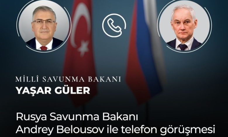 Bakan Güler, Rus mevkidaşı Belousov ile telefonda görüştü 1 bakan guler rus mevkidasi belousov ile telefonda gorustu eade45dba541 |