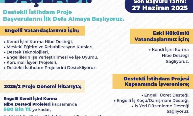 bakan isikhan duyurdu eski hukumlu ve ozel gereksinimli bireyler icin istihdam destegi basladi b90efb1b67ed |