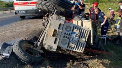karacabeyde traktor ile cekici carpisti 1 yarali 93816f3fd0e5 |