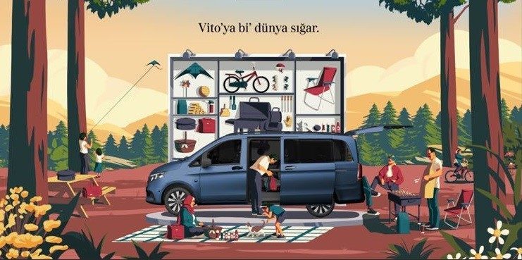 Vito Tourer, "Vito’ya bi’ dünya sığar" sloganı ile teste çıkıyor 1 vito tourer vitoya bi dunya sigar slogani ile teste cikiyor 31fa7f7beb3d |