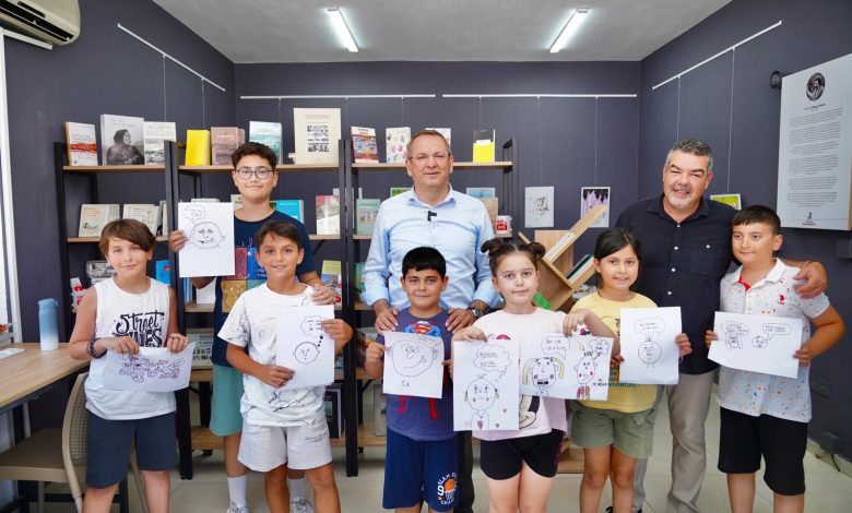 Ayvalikta Cocuklar Karikatur Atolyesine buyuk bir ilgi gosterdi 1 |