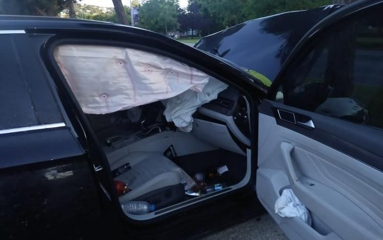 alkollu surucunun kullandigi otomobil kontrolden cikti onunde seyreden araca carpti 3 yarali e74a70850006 |