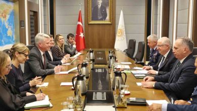 bakan guler bae systems genel muduru woodburn ve ingiltere buyukelcisi morrisi kabul etti 21aa59df0de6 |