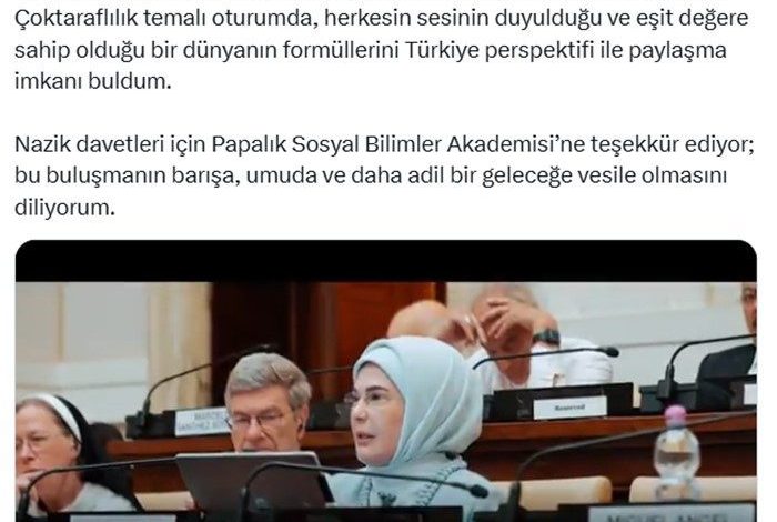 Emine Erdoğan’dan "Kardeşlik Temelli Ekonomi: Etik Çok Taraflılık" konferansına ilişkin paylaşım 1 emine erdogandan kardeslik temelli ekonomi etik cok taraflilik konferansina iliskin paylasim 3cd4280c0e08 |