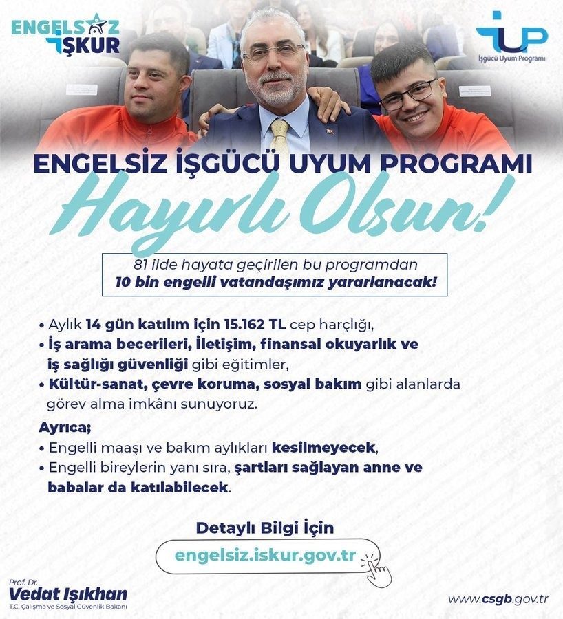 engelsiz is gucu uyum programi hayata gecirildi 950a1d5cb7c9 |