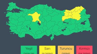 icisleri bakanligindan 9 il icin sari kodlu uyari 2bb1e0bc5d24 |
