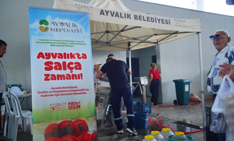 AYVALIKTA SALCA ZAMANI BASLADI 4 |