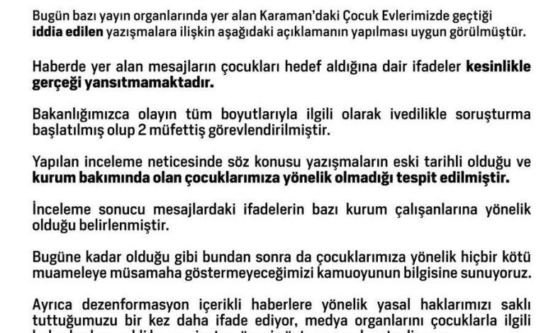 aile ve sosyal hizmetler bakanligi mesajlarin cocuklari hedef aldigina dair ifadeler kesinlikle gercegi yansitmamaktadir 20e485ca2edb |