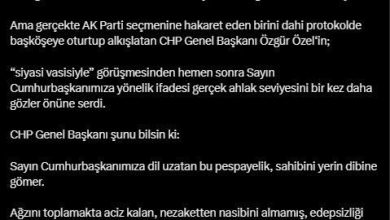 ak parti genel baskan yardimcisi buyukgumus ozgur ozelin cumhurbaskanimiza yonelik ifadesi gercek ahlak seviyesini bir kez daha gozler onune serdi 77c6b607cf99 |