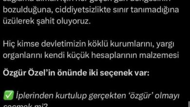bakan tunc ozgur ozelin onunde iki secenek var cb5774426057 |