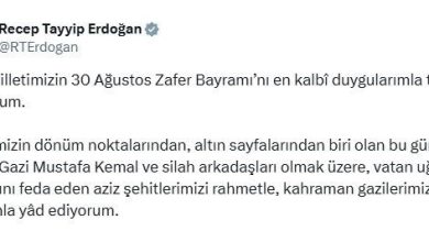 cumhurbaskani erdogandan 30 agustos zafer bayrami mesaji dcc88cfd07d2 |