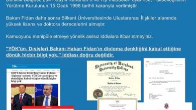 dezenformasyonla mucadele merkezi disisleri bakani fidan yonetim ve siyaset bilimi alaninda lisans egitimini tamamlamistir 26c31e9e254a |