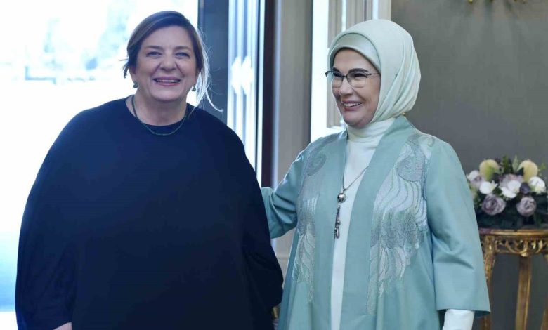 emine erdogan gurcistan cumhurbaskani kavelashvilinin esiyle gorustu 2f74f6c194dc |