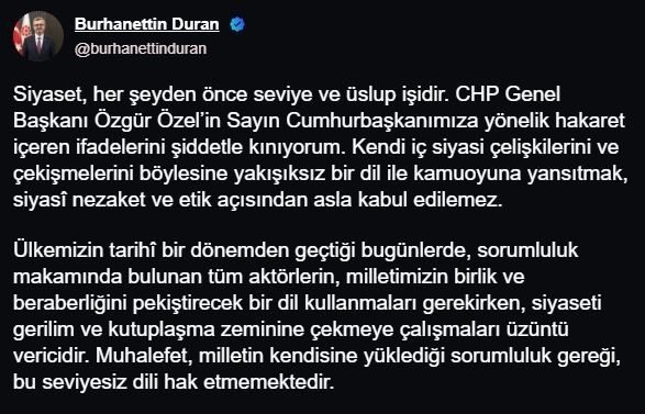 iletisim baskani duran chp genel baskani ozelin cumhurbaskanimiza yonelik hakaret iceren ifadelerini siddetle kiniyorum 2d20b8c2eb0f |