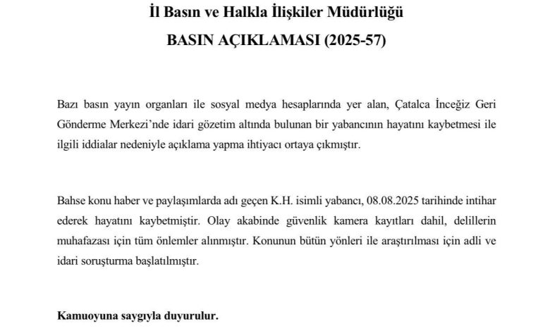 İstanbul Valiliğinden Çatalca’daki iddialarla ilgili açıklama 1 istanbul valiliginden catalcadaki iddialarla ilgili aciklama 137d2309ab8f |