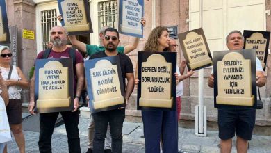 izmirli kooperatif magdurlarindan buyuksehir onunde mezar tasli eylem 9327e83bbb01 |