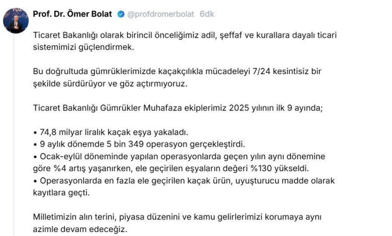 bakan bolat acikladi gumrukler muhafaza ekipleri ilk 9 ayda 748 milyar liralik kacak esya ele gecirdi 996da23024a1 |