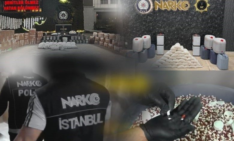 bakan yerlikaya 3665 kilogram uyusturucu madde ile 1 milyon 572 bin adet uyusturucu hap ele gecirdik 654c1b69ad66 |