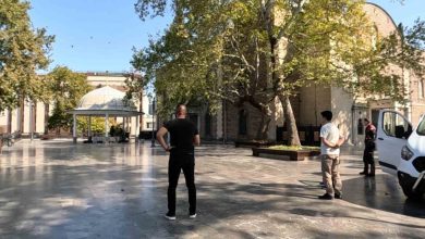balikesirde tarihi camide supheli canta panigi 941a2f1cb327 |