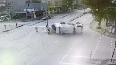 bursada cop kamyonu refuje girdikten sonra takla atti kaza ani kamerada 0c4932f37584 |