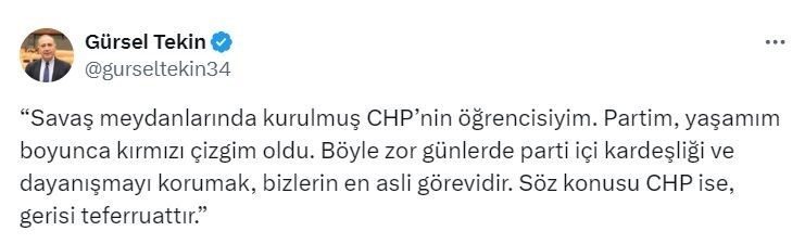 CHP İstanbul İl Başkanlığı’na kayyum olarak atanan Gürsel Tekin’den ilk açıklama 1 chp istanbul il baskanligina kayyum olarak atanan gursel tekinden ilk aciklama 5640b8ec7c41 |