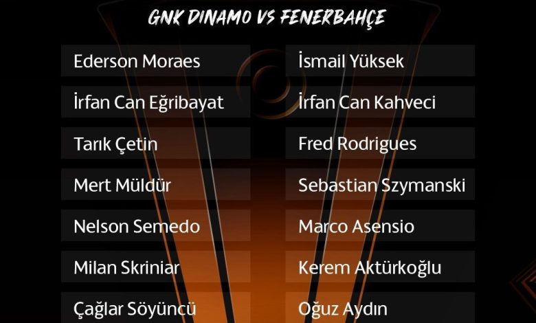 fenerbahcenin dinamo zagreb maci kamp kadrosu belli oldu c1dbc64af4e3 |