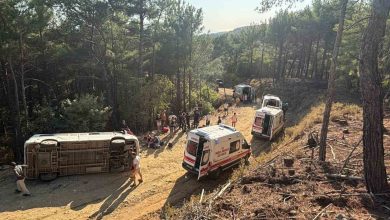kazdaglarinda tur minibusu devrildi 11 yarali fa0f82b60174 |