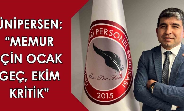 ÜNİPERSEN: "Memur için ocak geç, ekim kritik" 1 unipersen memur icin ocak gec ekim kritik 08410003c529 |