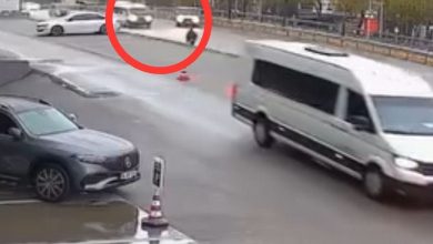 yayalarin olumden dondugu anlar kamerada 5c635566dd69 |