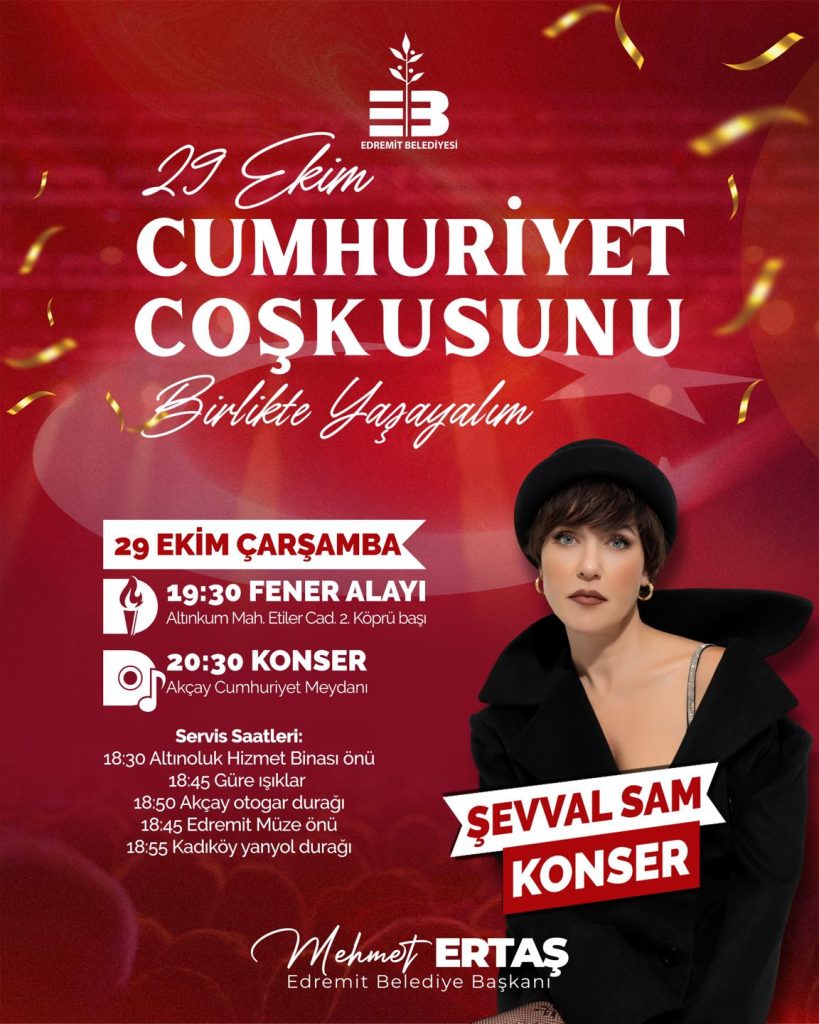 Edremit’te Cumhuriyet bayramı büyük bir coşkuyla kutlanacak 3 566257221 828995022824858 4292987278777790289 n |