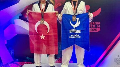 aliagali taekwondoculardan iki madalya 66a541757c38 |