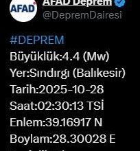 Balıkesir’de 4.4 büyüklüğünde deprem 5 balikesirde 44 buyuklugunde deprem 92dc528f6ddc |