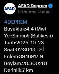 Balıkesir’de 4.4 büyüklüğünde deprem 1 balikesirde 44 buyuklugunde deprem 92dc528f6ddc |