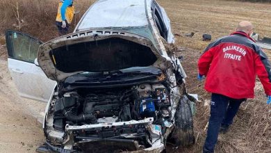 balikesirde trafik kazasi 2 yarali 5802abbd7aab |