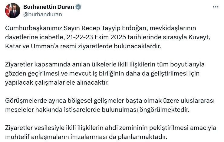 Cumhurbaşkanı Erdoğan, Kuveyt, Katar ve Umman’ı ziyaret edecek 1 cumhurbaskani erdogan kuveyt katar ve ummani ziyaret edecek 8df81b6ad38a |