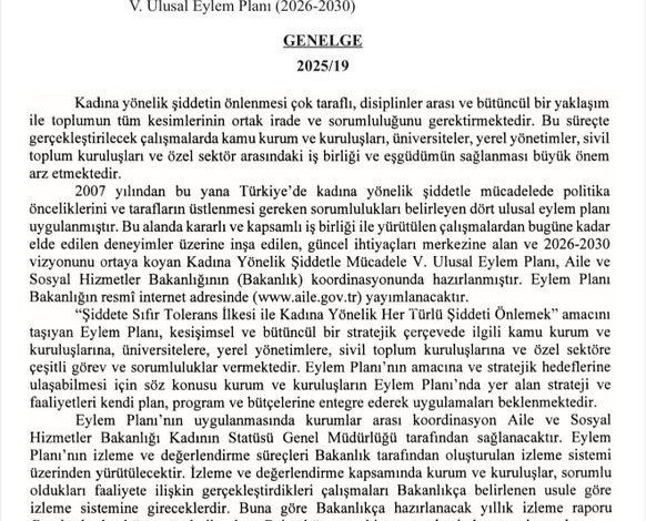 bakan goktas 2026 2030 donemini kapsayan kadina yonelik siddetle mucadele 5inci ulusal eylem planimiz resmi gazetede yayimlanarak yururluge girdi dae12f47003a |