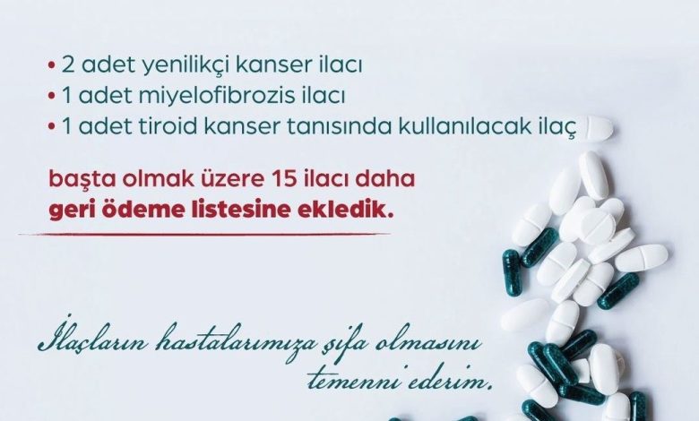 bakan isikhan kanser hastaligiyla mucadelede kullanilan ilaclar basta olmak uzere 15 ilaci daha geri odeme listesine aldik 61514b9a4548 |