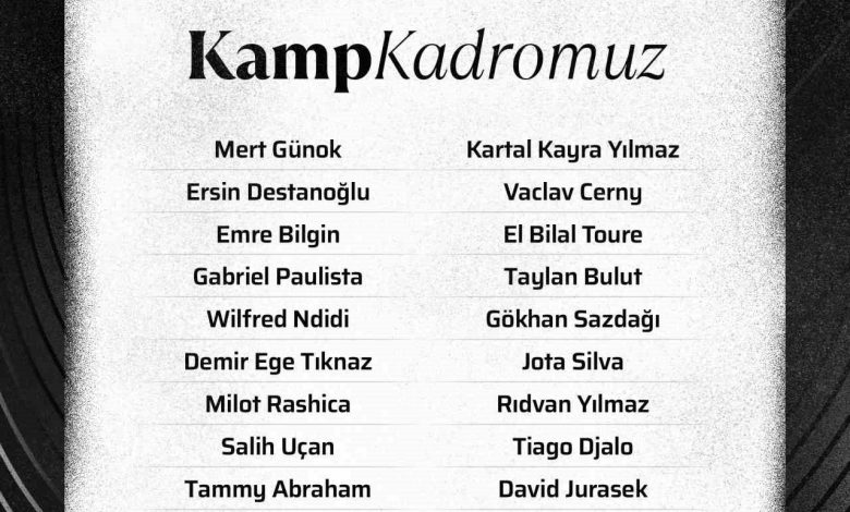 Beşiktaş’ın, Antalyaspor maçı kamp kadrosu belli oldu 1 besiktasin antalyaspor maci kamp kadrosu belli oldu 956de27dffaf |