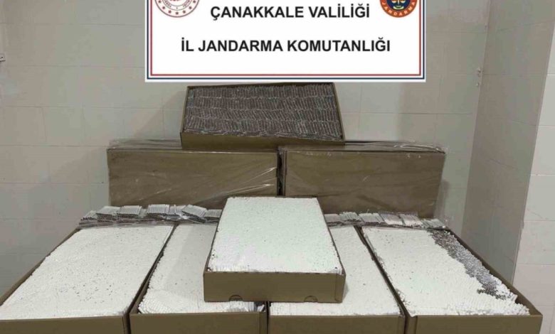 canakkalede kacakcilik operasyonu 120 bin dolu makaron yakalandi e6c51f4d450d |