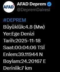 Ege Denizi’nde 4.8 büyüklüğünde deprem 1 ege denizinde 48 buyuklugunde deprem 0e3e7b0a67d9 |