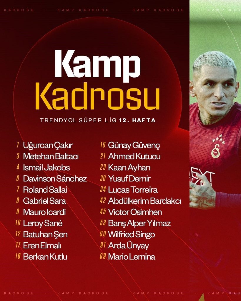 galatasarayin kocaelispor maci kamp kadrosu belli oldu 7e6777717770 |