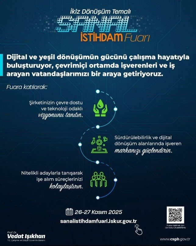 ikiz donusum temali sanal istihdam fuari cevrim ici ortamda isveren ve is arayanlari bir araya getirecek e34474dc0128 |