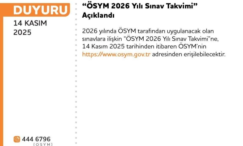 osym sinav takvimi aciklandi ddff07963617 |